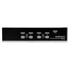 StarTech.com comutador KVM USB de 4 portas 1HE para rack com OSD, 1920 x 1440 píxeis, montagem em rack, 5,4 W, 1HE, preto