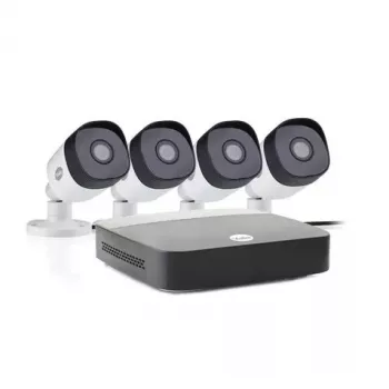 Kit de 4 câmaras de vigilância Yale com fios 4 canais