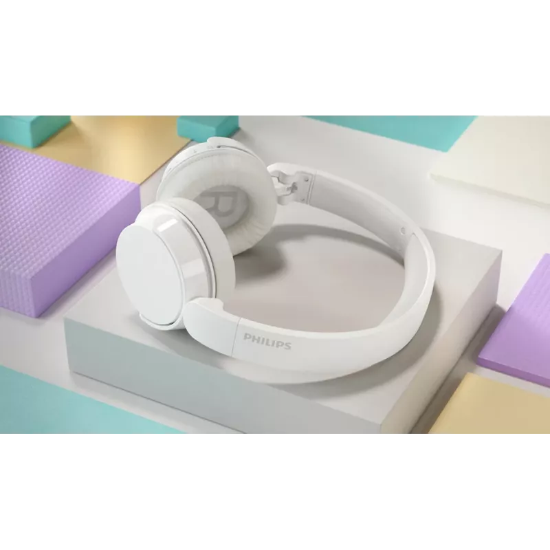Auscultadores/headset Philips 4000 series TAH4209WT/00 sem fios on-ear chamadas/música Bluetooth branco