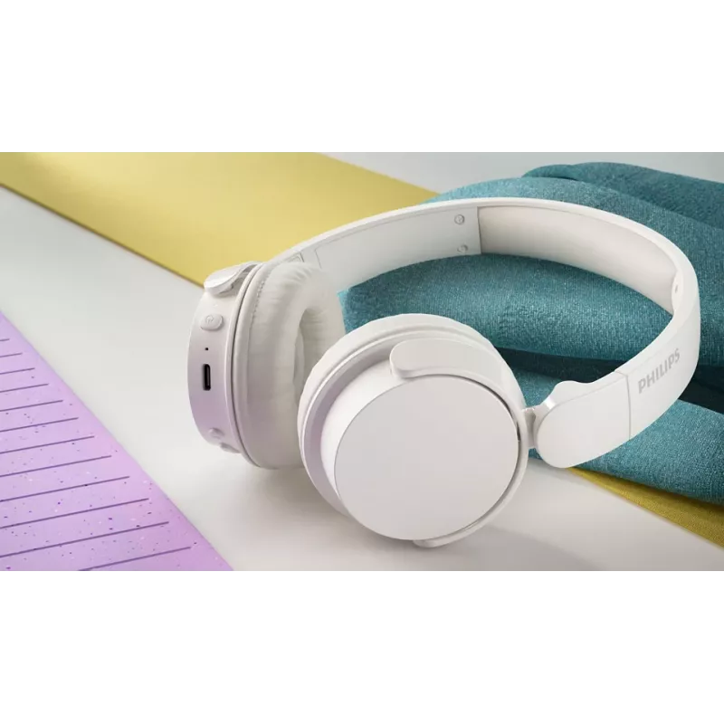 Auscultadores/headset Philips 4000 series TAH4209WT/00 sem fios on-ear chamadas/música Bluetooth branco