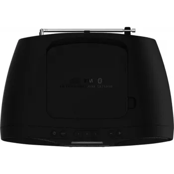 Sistema de som com CD Philips TAZ5000/10 preto com leitor de CD e rádio FM