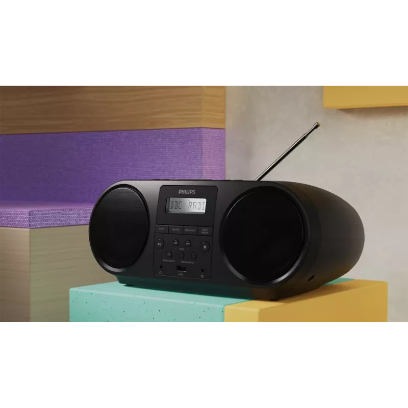 Philips TAZ6000/10 Leitor de CD Preto Leitor de CD portátil