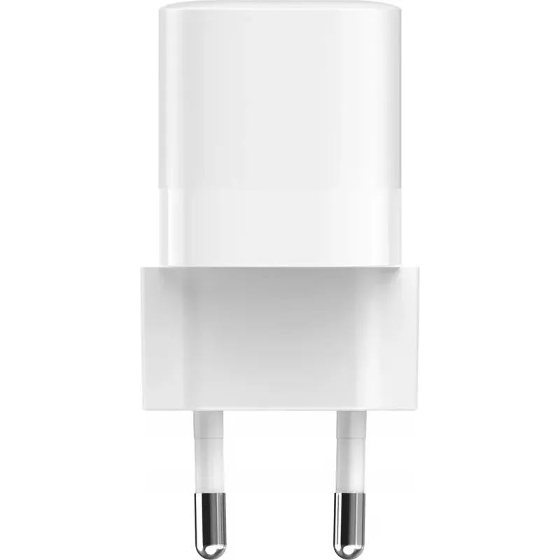 Carregador USB-C Vision 30W Ficha EU Branco Fonte de alimentação universal
