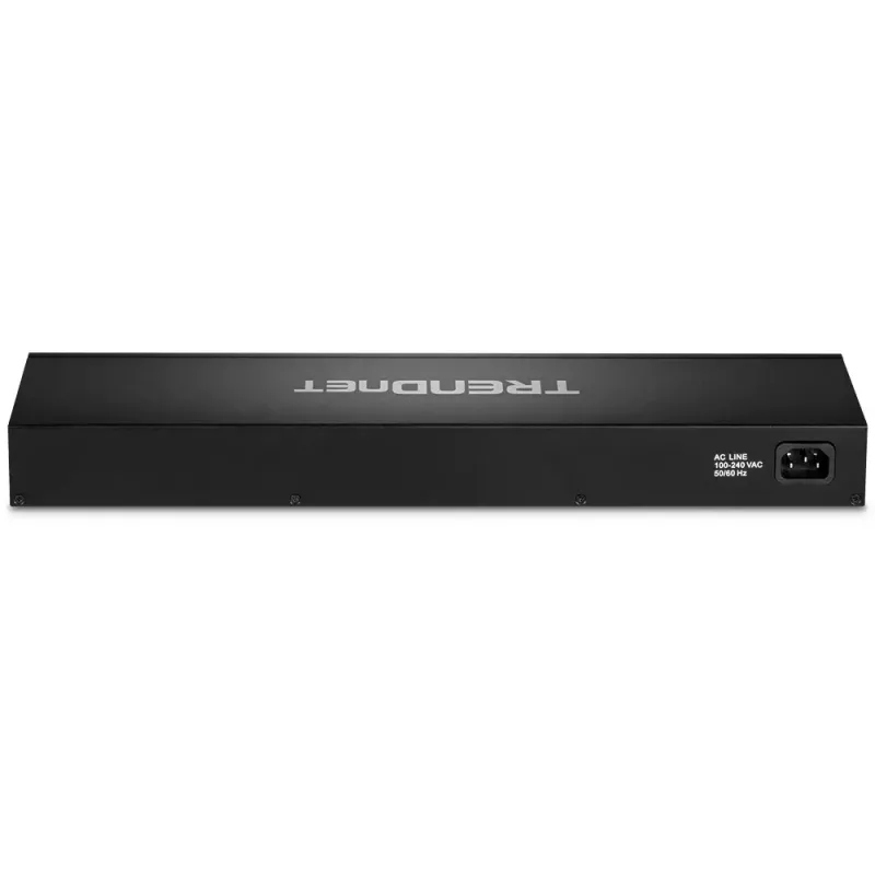 Switch Trendnet TEG-30262 v1.0R Gigabit Ethernet 24 Portas 1U Preto