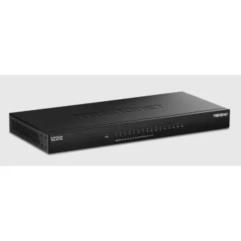 Switch não gerido Trendnet TEG-S3160 16 portas 2.5G Ethernet secretária preto