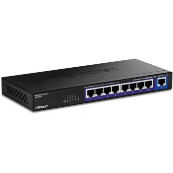 Switch Ethernet não gerido TRENDnet TEG-S591 8 portas 2,5G, 100/1000/2500, 60 Gbit/s, tabela MAC 4000, montagem na parede