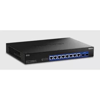 Switch não gerido Trendnet TEG-S7102 10G Ethernet 8 portas preto