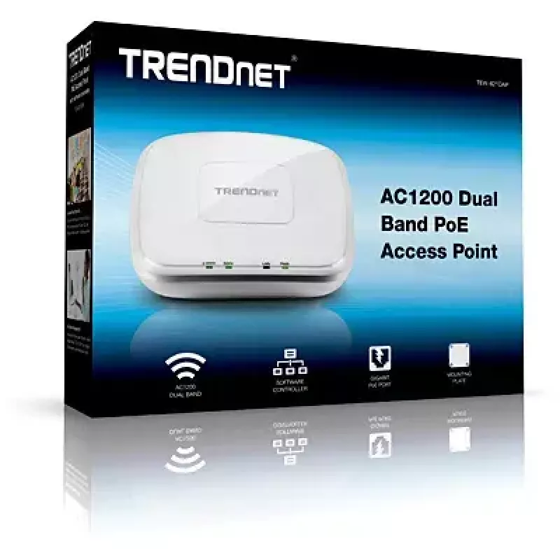 Ponto de acesso Trendnet TEW-821DAP v1.0R 2,4 GHz 5 GHz Wi-Fi