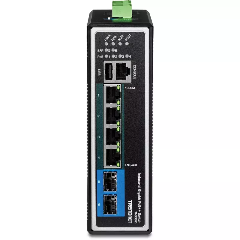 Switch gerido Trendnet TI-BG62I L2+ Gigabit Ethernet PoE 4 portas