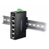 Switch de rede TRENDnet TI-ELC50 não gerido 5 portas Fast Ethernet (10/100), 9,6–60 V, montagem na parede/calha DIN