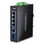 Switch Ethernet industrial não gerido Trendnet TI-G50611 6 portas 2.5G com suporte SFP 10G
