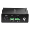 Switch Gigabit Ethernet não gerido TRENDnet TI-G51SC, 4x RJ-45 10/100/1000, capacidade 10 Gbit/s, 2000 MAC, 9–60 V, montagem na parede