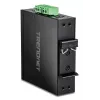 Switch Gigabit Ethernet não gerido TRENDnet TI-G51SC, 4x RJ-45 10/100/1000, capacidade 10 Gbit/s, 2000 MAC, 9–60 V, montagem na parede