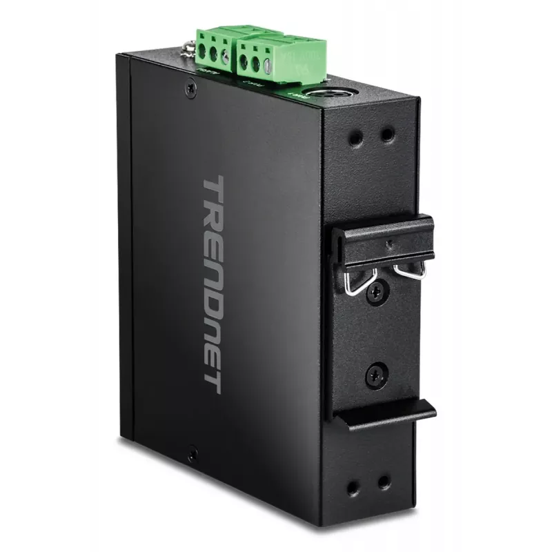 Switch Gigabit Ethernet não gerido TRENDnet TI-G51SC, 4x RJ-45 10/100/1000, capacidade 10 Gbit/s, 2000 MAC, 9–60 V, montagem na parede