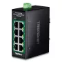 Switch Fast Ethernet PoE não gerido TRENDnet TI-PELC80 — 8x 10/100 Mbps RJ-45, IEEE 802.3af/at, 48–56V DC, montagem na parede