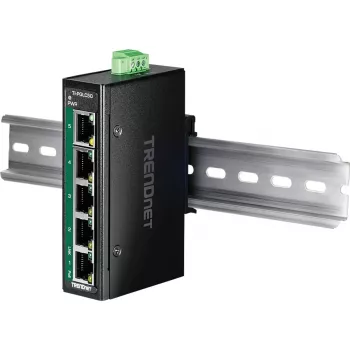 Switch industrial não gerido TRENDnet TI-PGLC50 5 portas Gigabit Ethernet PoE+