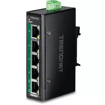 Switch industrial não gerido TRENDnet TI-PGLC50 5 portas Gigabit Ethernet PoE+