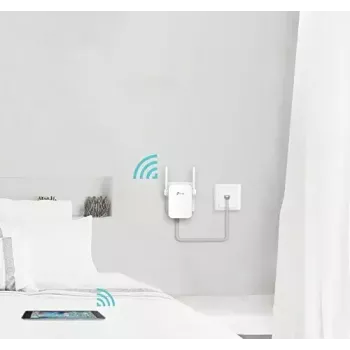 Amplificador de rede TP-LINK TL-WA855RE emissor e recetor de rede branco