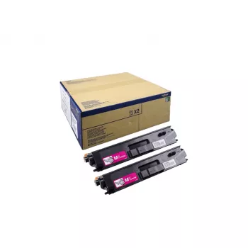Tinteiro de toner Brother TN-900MTWIN magenta, original, 2 unid., laser, rendimento de 12000 páginas