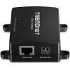 Splitter de rede Trendnet TPE-104GS preto Power over Ethernet PoE