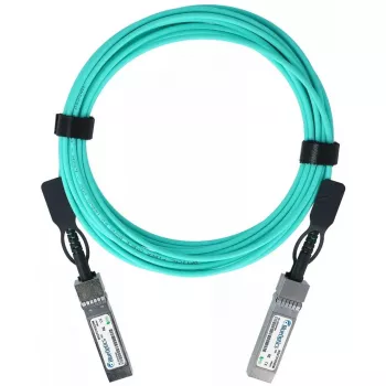 Cabo de fibra ótica InfiniBand BlueOptics UACC-AOC-SFP28-5M-BO Aqua 5m SFP28 Macho
