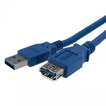 Cabo de extensão SuperSpeed USB 3.0 A para A StarTech.com 1 m azul - Macho/Fêmea