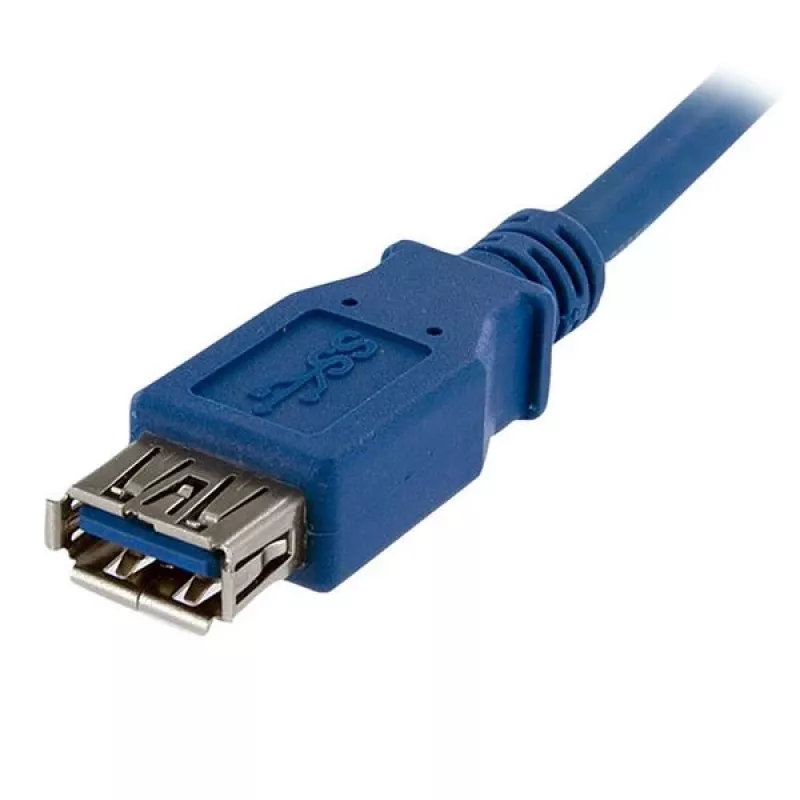Cabo de extensão SuperSpeed USB 3.0 A para A StarTech.com 1 m azul - Macho/Fêmea