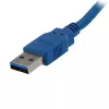 Cabo de extensão SuperSpeed USB 3.0 A para A StarTech.com 1 m azul - Macho/Fêmea