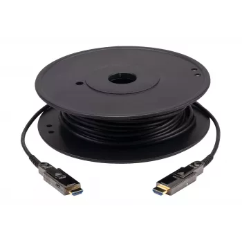 Cabo ótico ativo HDMI True 4K ATEN 10M, 10 m, HDMI Type-D (Micro), HDMI Type-D (Micro), 3D, 18 Gbit/s, preto