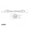 Cabo HDMI ATEN VE7834A 60 m Type-A Type-D 18 Gbit/s preto