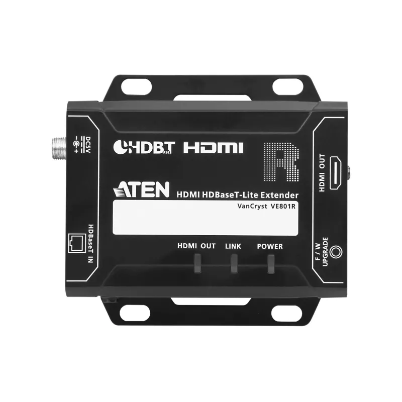 Recetor HDMI ATEN apenas através de 1 cabo CAT5e/6 (70 m), 4K/HDBaseT-Lite (Class B)