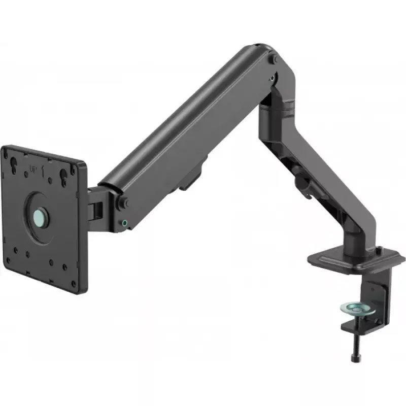 Suporte de monitor Vision VFM-DA/4 27 polegadas secretária preto montagem aparafusada
