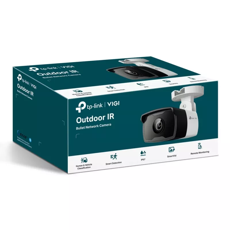 Câmara de vigilância IP bullet TP-Link VIGI C320I(4mm) interior e exterior 1920 x 1080 píxeis teto/parede/poste