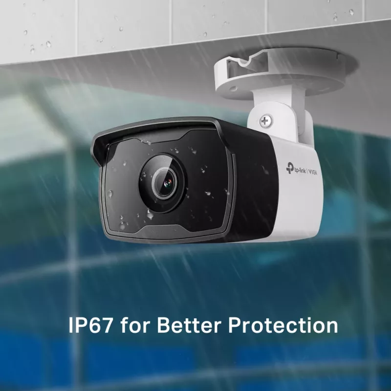 Câmara de vigilância TP-Link VIGI C330I(4MM) bullet IP exterior 2304 x 1296 píxeis teto/parede/poste