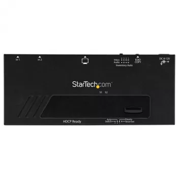 Comutador HDMI StarTech.com de 2 portas com comutação automática e prioritária - 1080p