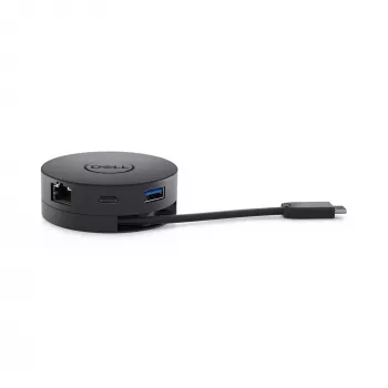DELL DA300 com fios USB 3.2 Gen 2 (3.1 Gen 2) Type-C preto