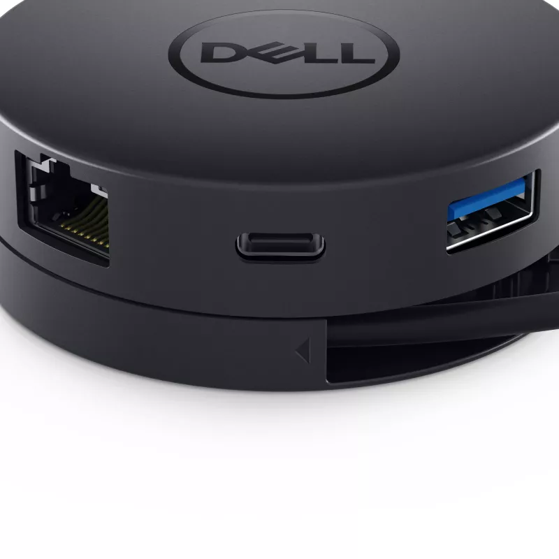 DELL DA300 com fios USB 3.2 Gen 2 (3.1 Gen 2) Type-C preto