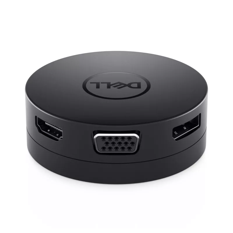 DELL DA300 com fios USB 3.2 Gen 2 (3.1 Gen 2) Type-C preto