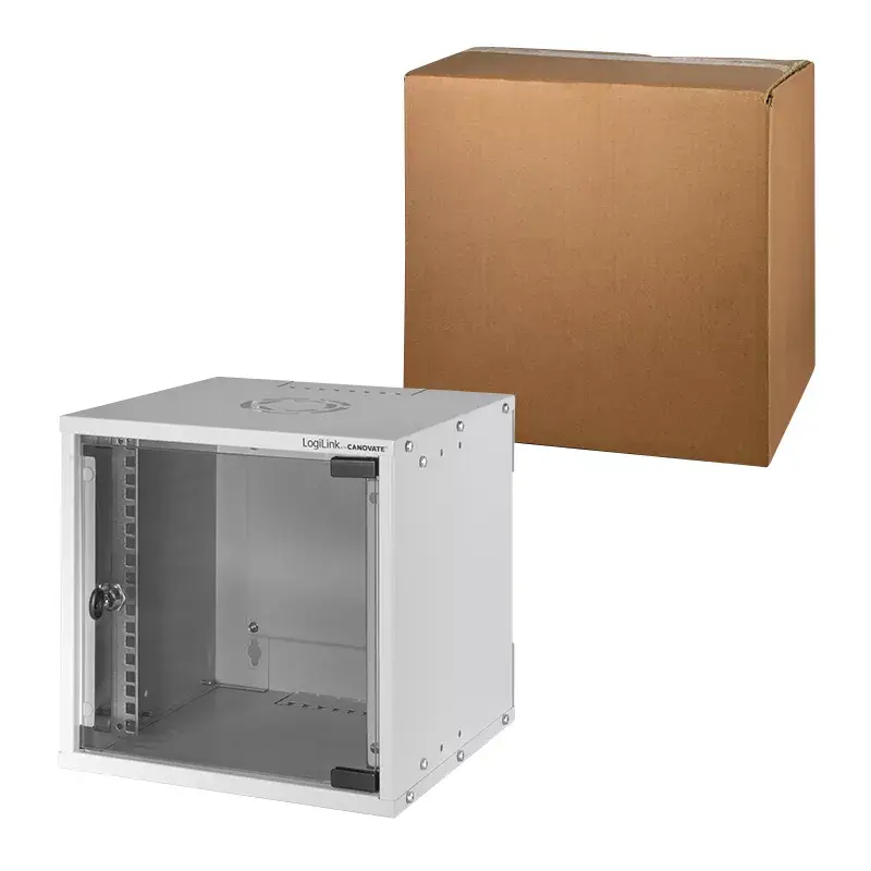 Rack de parede LogiLink W66Z30G 6U cinzento 30 kg IP20