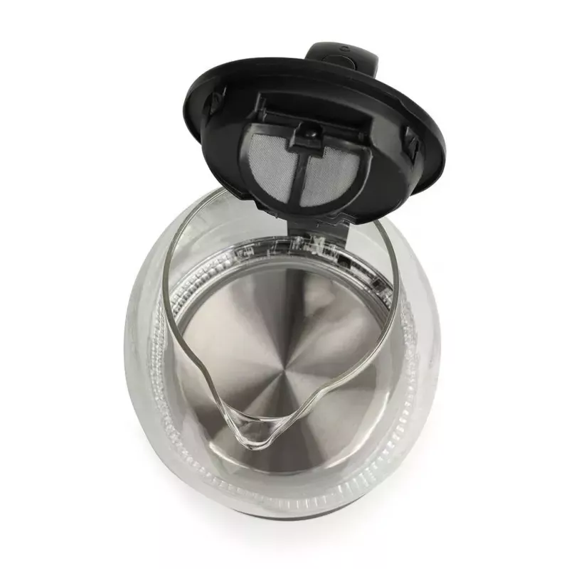 Chaleira elétrica Tristar WK-3405 1,7 l 2200 W preta transparente