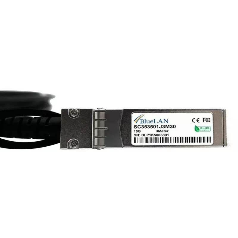 Cabo de fibra ótica InfiniBand BlueOptics XDACBL1MA-BL 1 m SFP+ macho/macho
