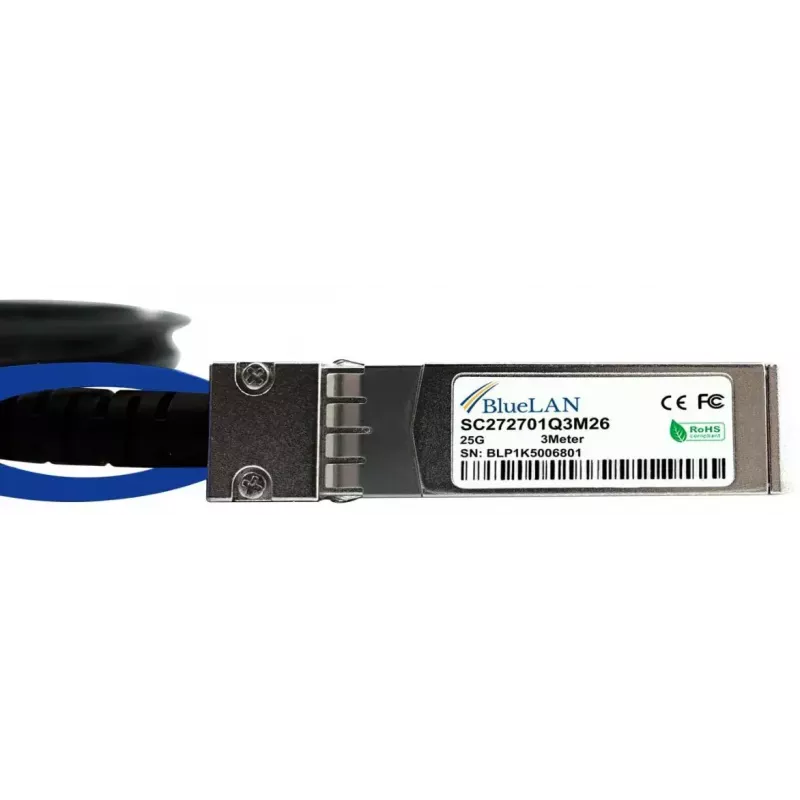 Cabo de fibra ótica InfiniBand BlueOptics XXVDACBL5M 5 m SFP28 macho-macho