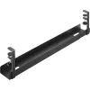 Calha de encaminhamento de cabos universal InLine de 3 níveis (80/100/120 cm) para montagem sob a mesa, preto