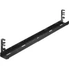 Calha de encaminhamento de cabos universal InLine de 3 níveis (80/100/120 cm) para montagem sob a mesa, preto