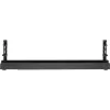 Calha de encaminhamento de cabos universal InLine de 3 níveis (80/100/120 cm) para montagem sob a mesa, preto