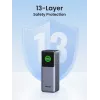 Powerbank Ugreen 25000mAh 200W carregamento rápido cinzento