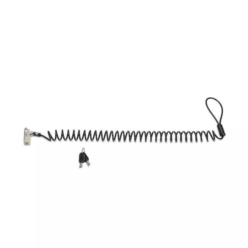 Kensington Slim NanoSaver 2.0 Fecho portátil com chave Prateado Preto 1,8m