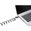Kensington Slim NanoSaver 2.0 Fecho portátil com chave Prateado Preto 1,8m