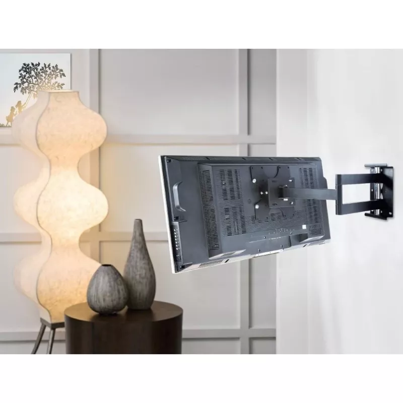 Techly suporte de parede para LCD LED 19-37'' inclinável 2 articulações preto ICA-LCD 2923B