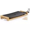 Placa de cozinha Princess 103026 Table Chef Pure Black Aluminium Bamboo preto 220W